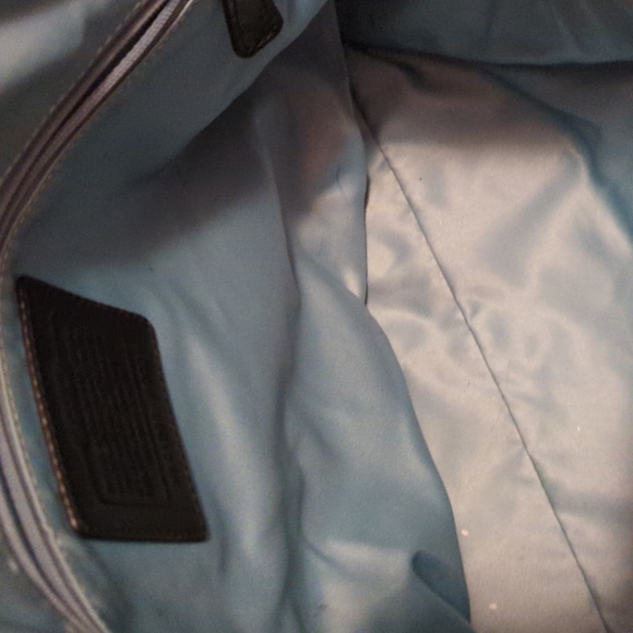 Coach bag - leather with large pockets - Picture 3 of 4